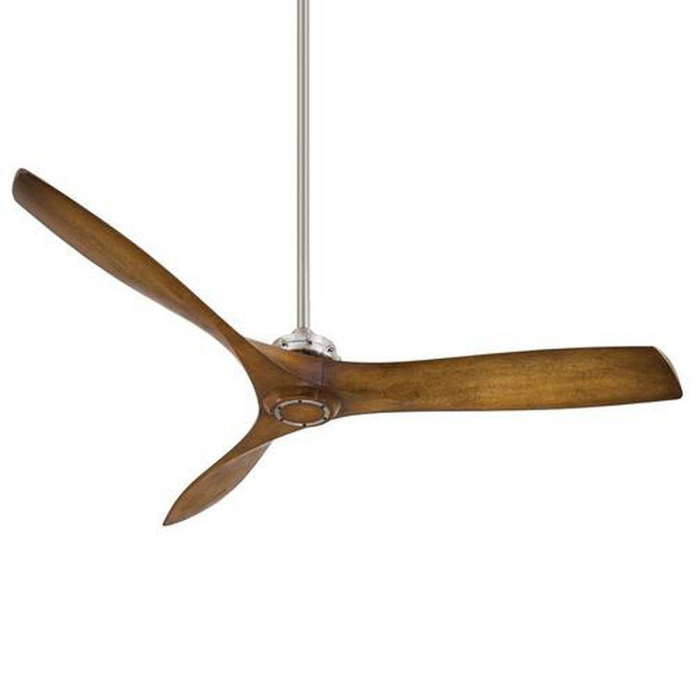 Minka Aire Brushed Nickel 25.92W 3-Blade Ceiling Fan with 60 in. Blade Span 