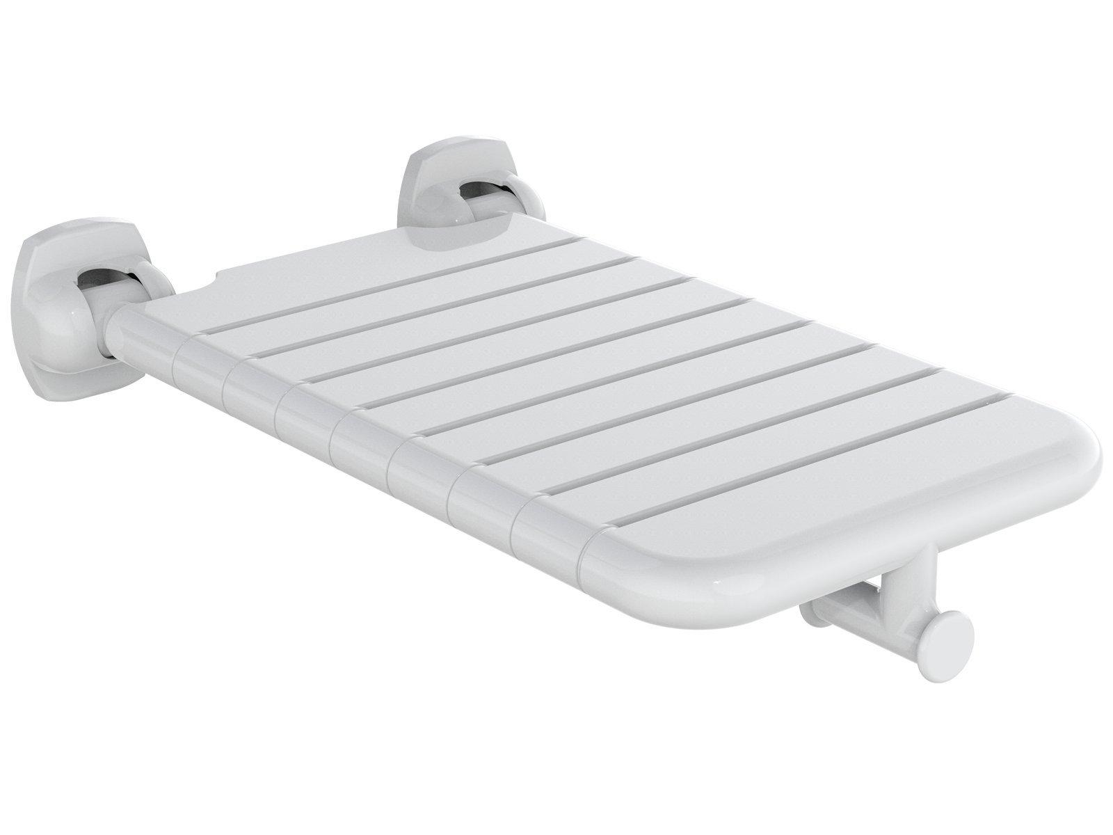 Wingits&reg; Glossy White Folding Tub Bench 