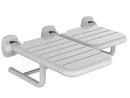Right Hand Shower Seat in White
