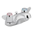 Two Handle Centerset Bathroom Sink Faucet in Chrome