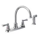 Cleveland Faucet Group Polished Chrome Two Handle Widespread Kitchen Faucet 
