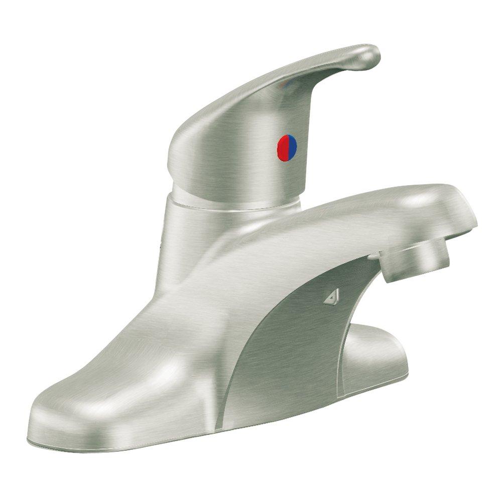 Cleveland Faucet Group Brushed Nickel Single Handle Centerset Bathroom Sink Faucet 