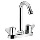 3-Hole Centerset Bar Faucet with Double Lever Handle in Polished Chrome