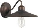 75W 1-Light Medium E-26 Incandescent Wall Sconce in Burnished Bronze