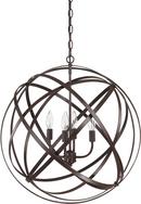 Capital Lighting Russet 60W 4-Light Candelabra E-12 Incandescent Pendant 