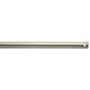 12 in. Non-Threaded Downrod for Ceiling Fan in Brushed Nickel