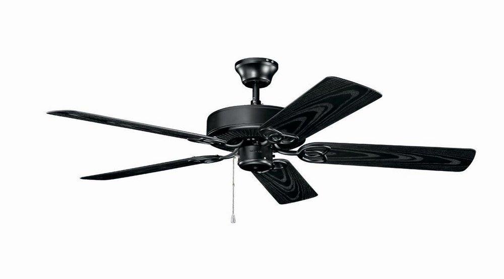 Kichler Lighting Satin Black 52 in. Ceiling Fan 