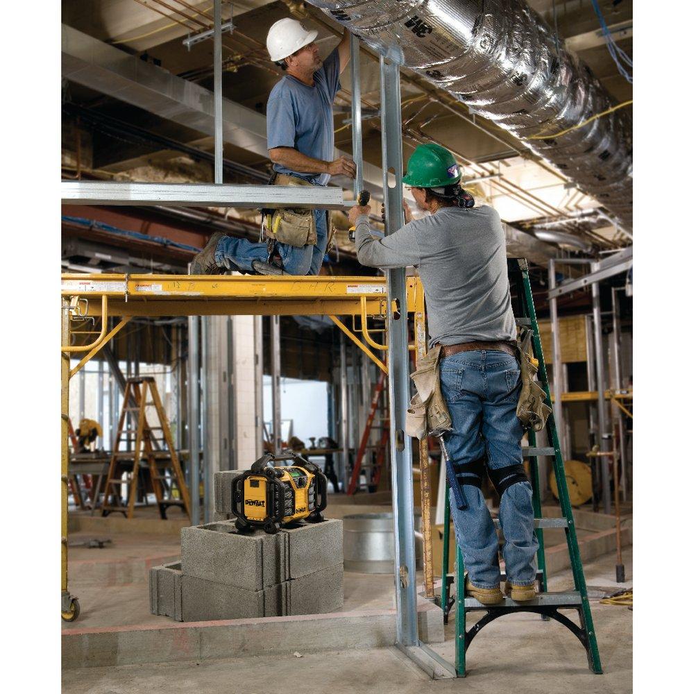 DEWALT Yellow Worksite Charger Radio 
