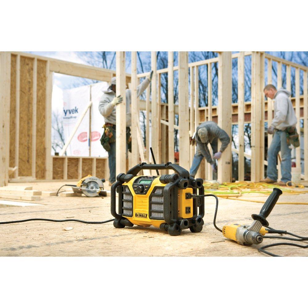 DEWALT Yellow Worksite Charger Radio 