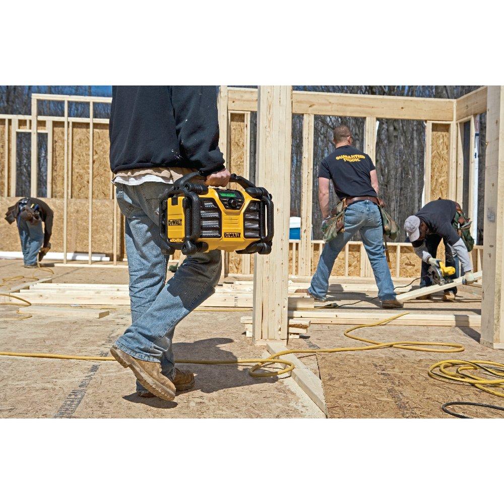 DEWALT Yellow Worksite Charger Radio 