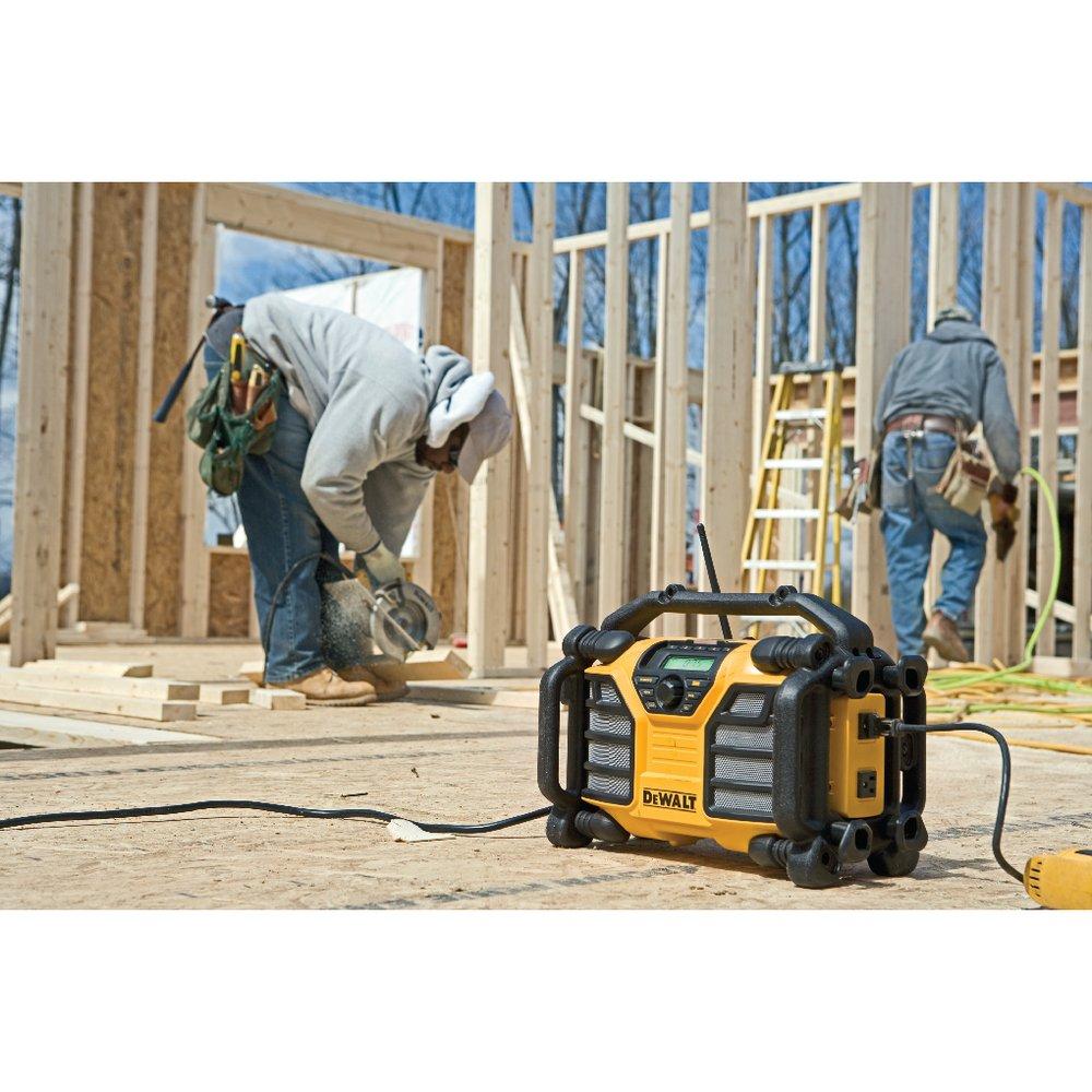 DEWALT Yellow Worksite Charger Radio 