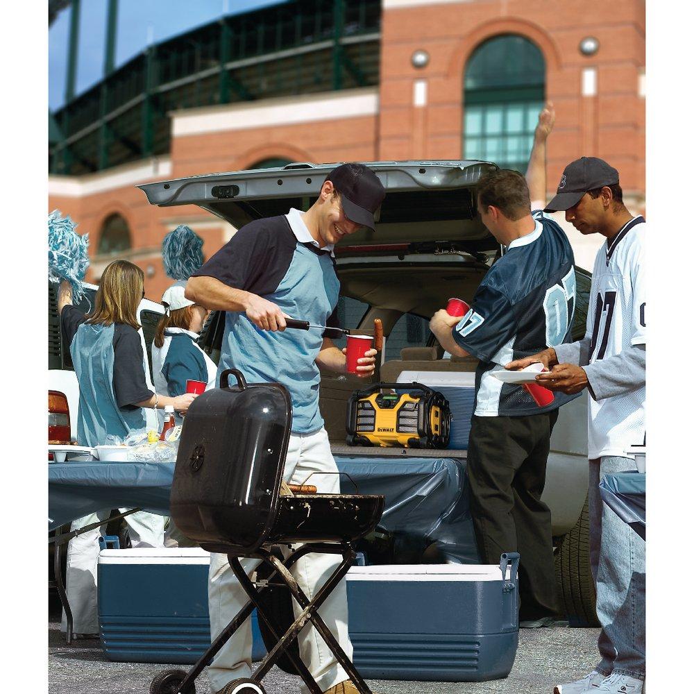 DEWALT Yellow Worksite Charger Radio 