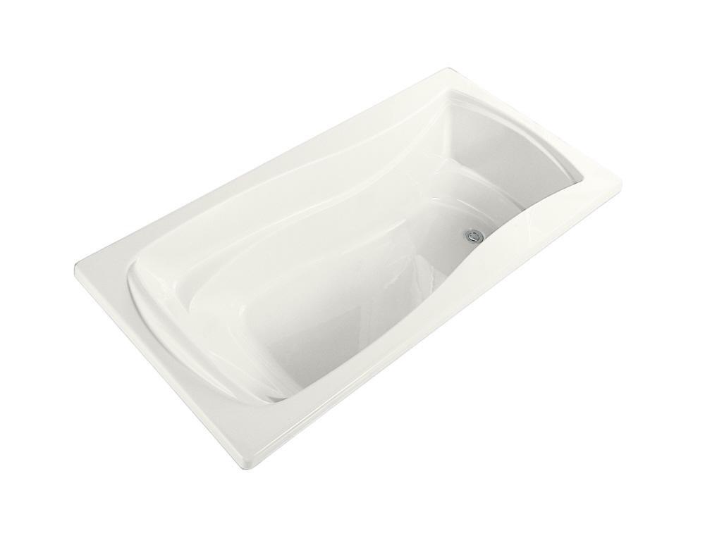 KOHLER White 60 x 36 in. Drop-In Bathtub with Reversible Drain 