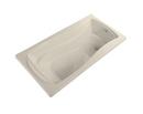 72 x 36 in. Drop-In Bathtub with Reversible Drain in Almond