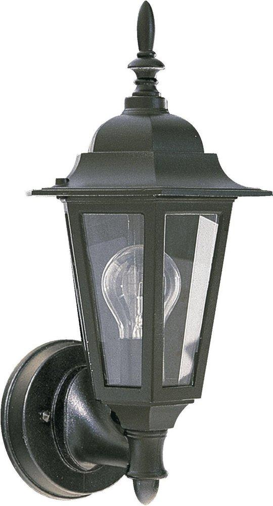 Quorum International Black 8-1/2 in. Medium E-26 Base Wall Sconce 
