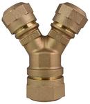 Ford Meter Box Quick Joint Brass Reducing Branch Wye 