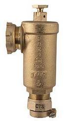 1 in. Meter x Pack Joint Brass Angle Cartridge Dual Check Valve