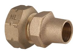 3/4 in. Female Copper Threaded x Flared Brass Coupling