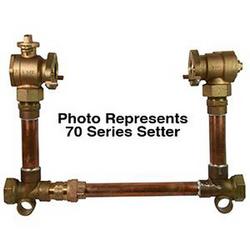 2 in. D P Swivel Copper Meter Setter