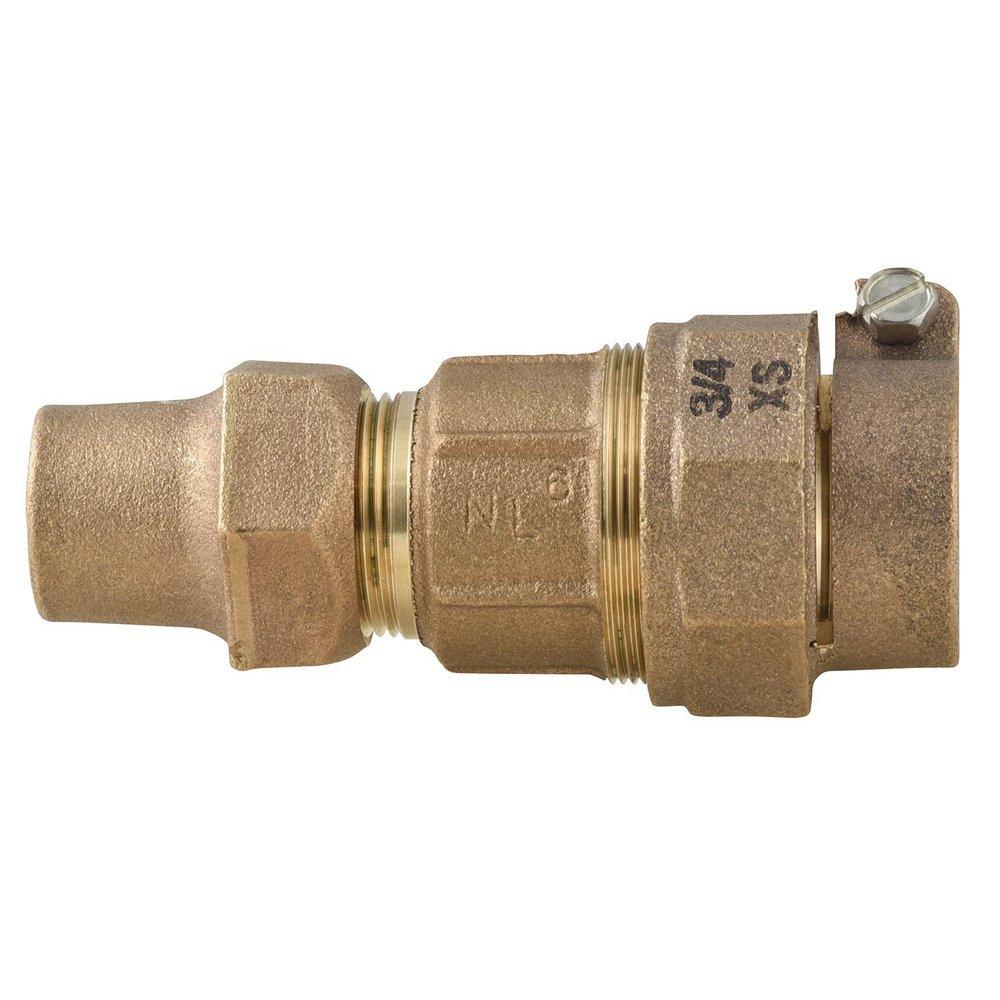 Ford Meter Box XS Lead x Flare Brass Reducing Coupling 