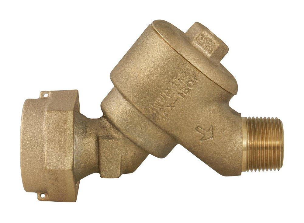 Ford Meter Box Swivel x MIP Dual Check Valve 