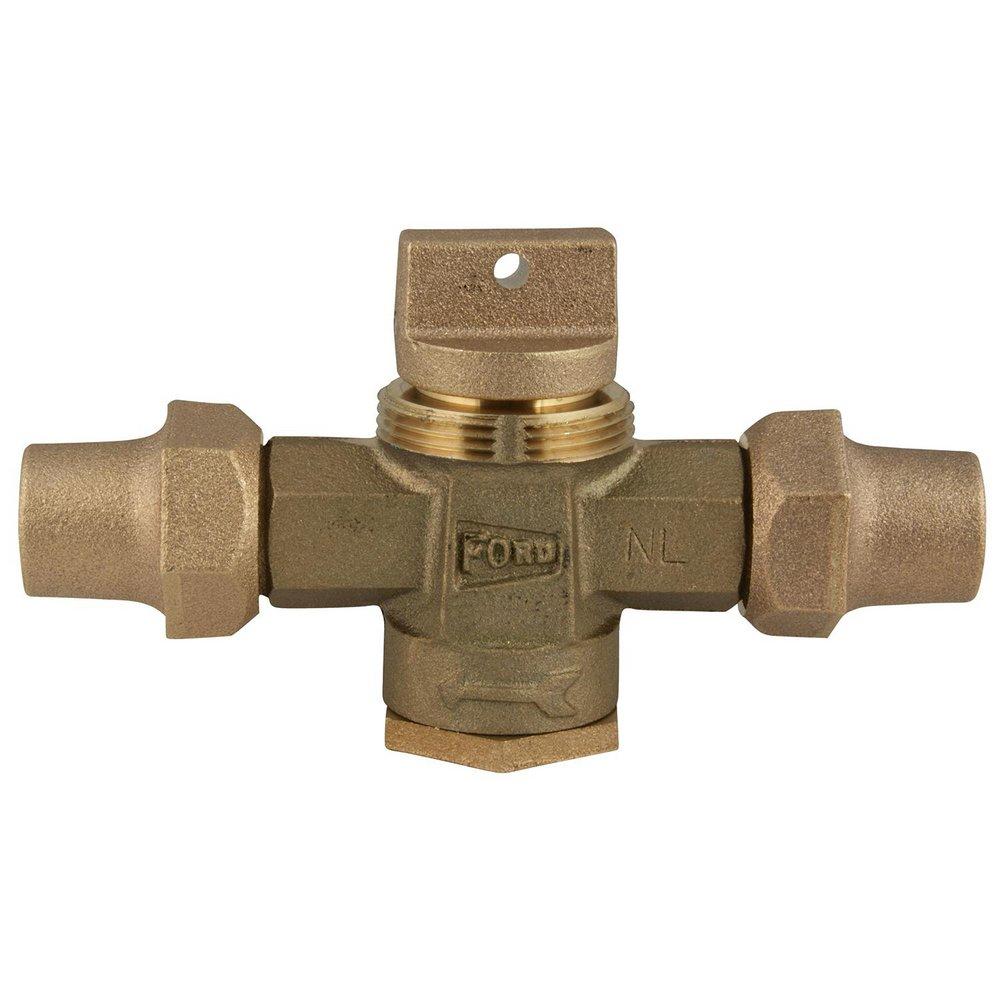 Ford Meter Box Flared Brass Curb Stop 