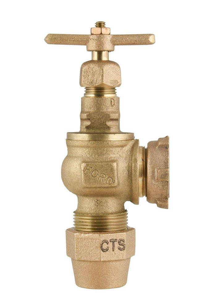 Ford Meter Box 3/4 in. Grip Joint x Meter Yoke Valve 