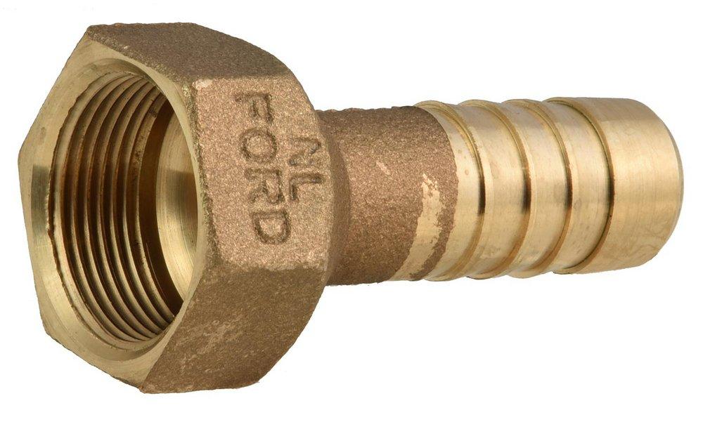 Ford Meter Box Female Sweat x Barbed Brass Insert 