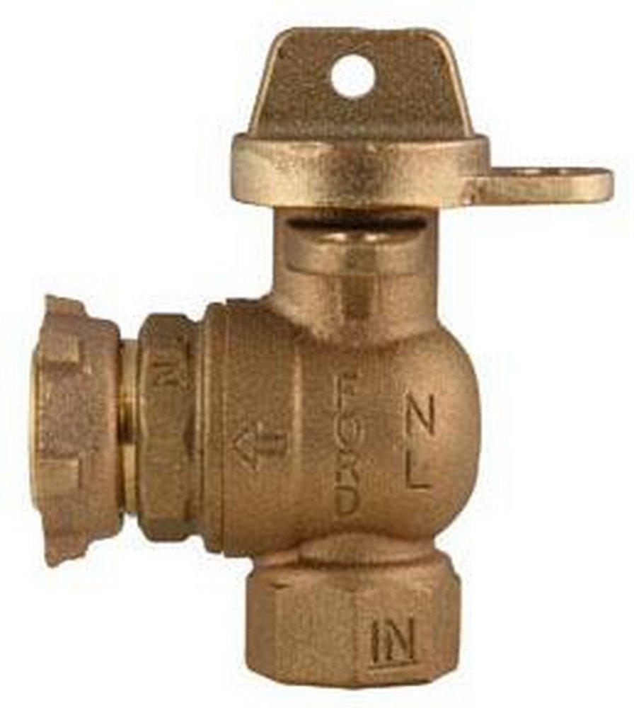Ford Meter Box FIPT x Meter Yoke Brass Ball Valve 
