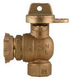 1 in. FIPT x Meter Yoke Brass Ball Valve