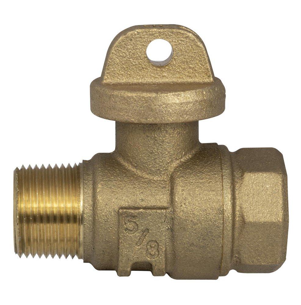 Ford Meter Box MIPT x FIPT Brass Ball Valve Curb Stop 