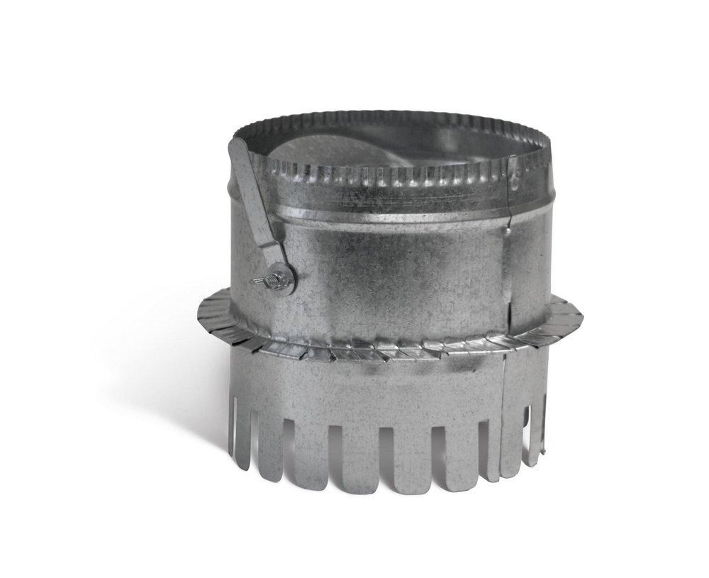 Galvanized Steel Starting Collar in Round Duct 