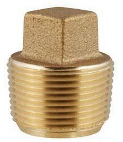 2 in. CC Taper Threaded Brass Corporation Stop Plug