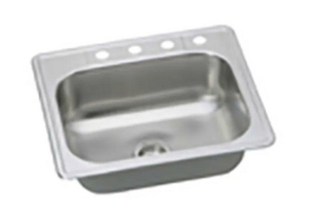 PROFLO&reg; Stainless Steel 1-Hole 1-Bowl Kitchen Sink 
