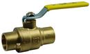 Apollo Valves Yellow Brass Full Port Solder 600# Ball Valve 