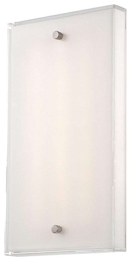 George Kovacs Brushed Nickel 12 in. 12W 1-Light Wall Sconce 