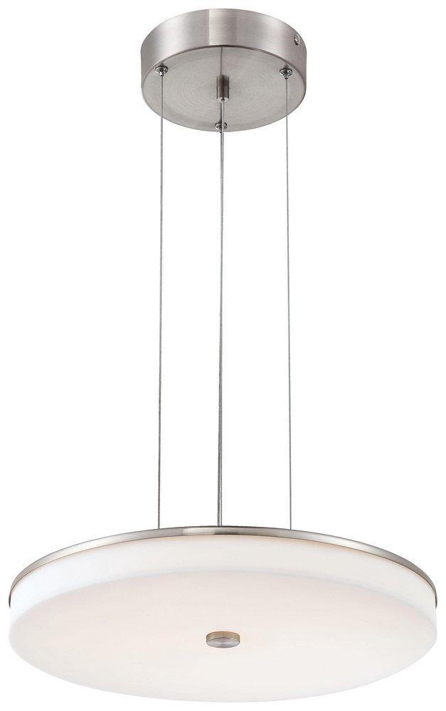 George Kovacs Brushed Nickel 40W 1-Light Pendant 