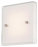 George Kovacs Brushed Nickel 6-3/4 in. 1-Light LED Wall Sconce 