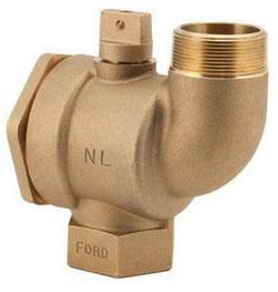 2 in. FIPT x MIPT Brass Blow-off Ball Valve