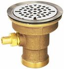 Drain Waste Valve with Flat Strainer in Stainless Steel