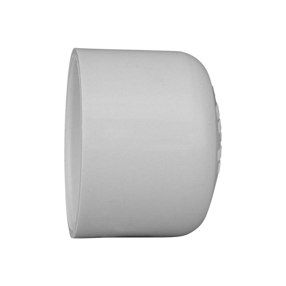White PVC Schedule 40 Cap 