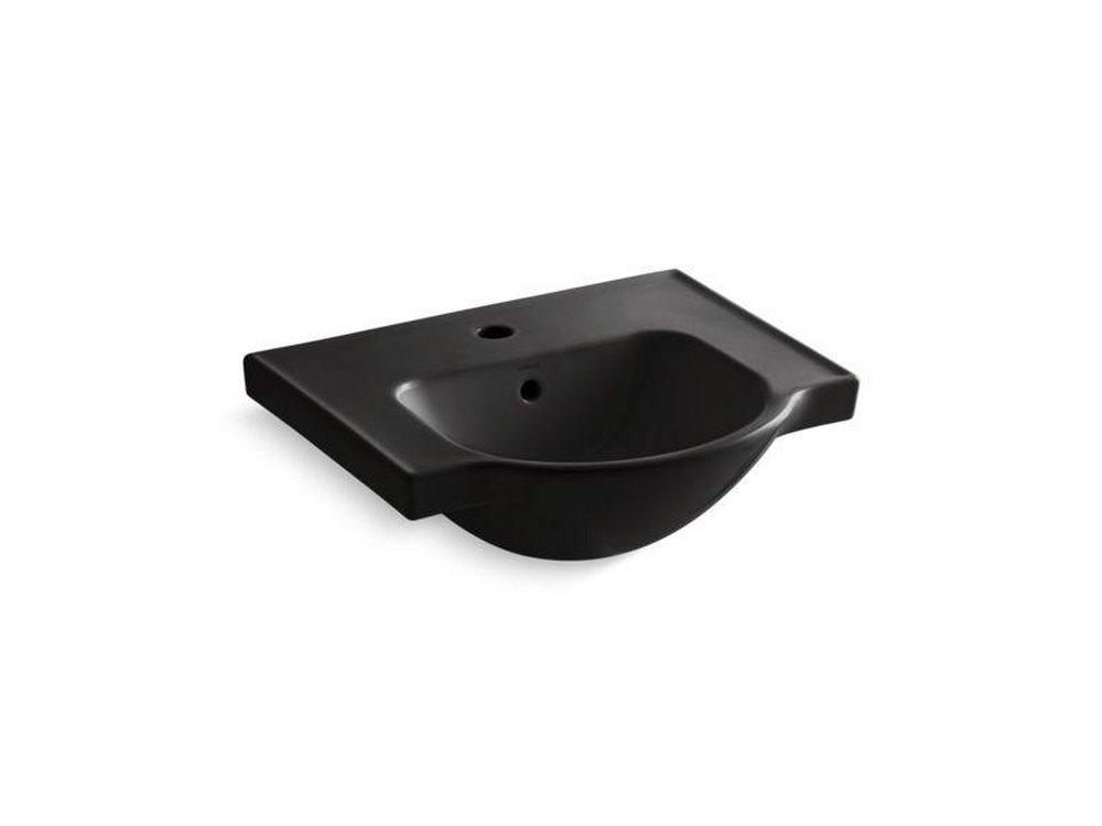 KOHLER Black Black&trade; Pedestal Vessel 