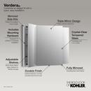 KOHLER Medicine Cabinet Aluminum 