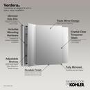 KOHLER Medicine Cabinet Aluminum 
