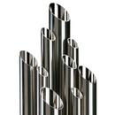 Topline Process Equipment Polished Chrome OD x Weld Straight Polished 304 Stainless Steel 45 Degree Elbow 