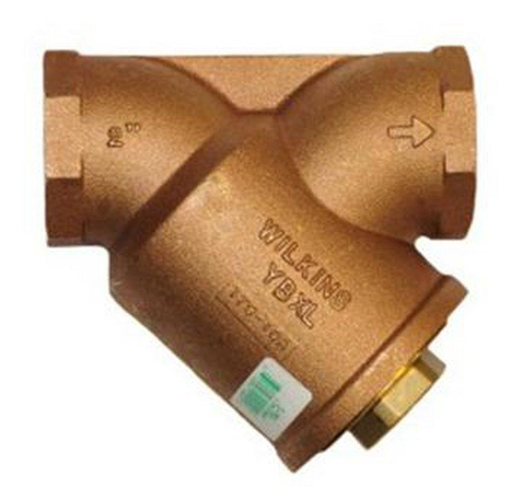 Zurn Wilkins Threaded Brass, Cast Bronze and Stainless Steel Mesh Wye Strainer 