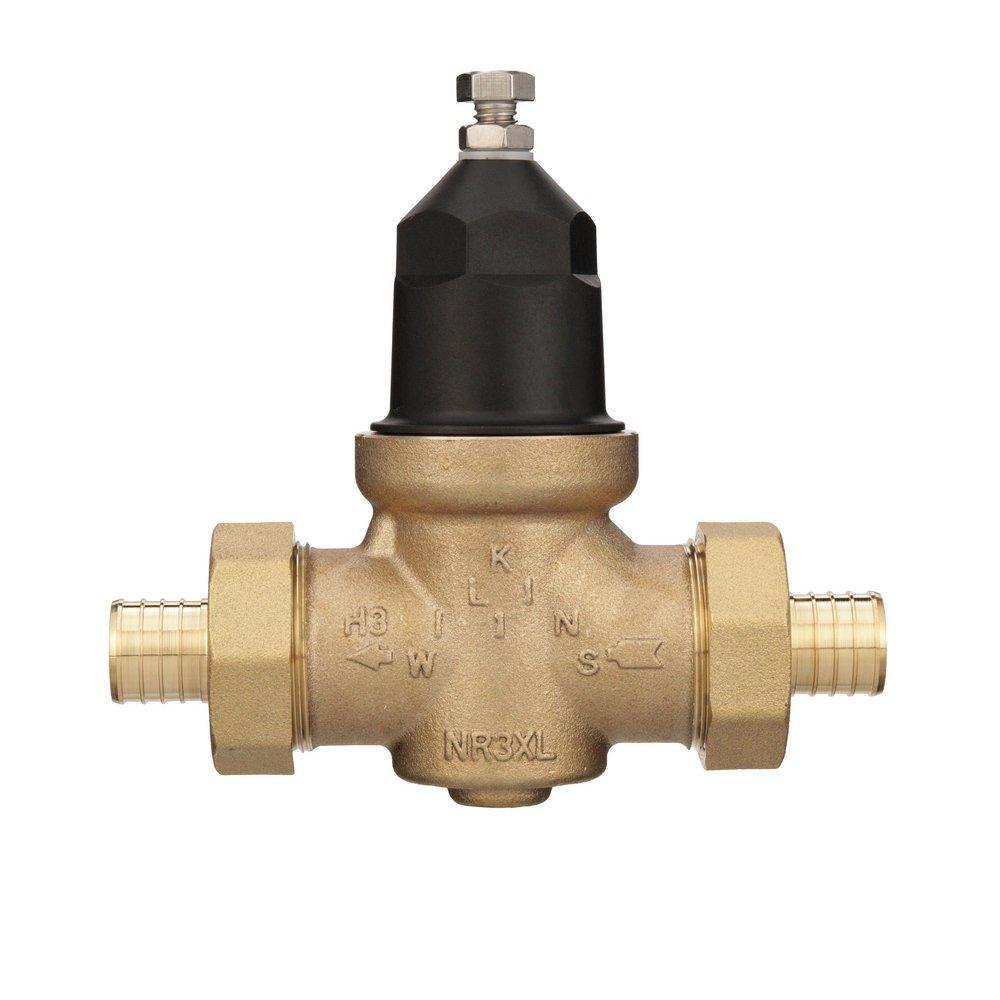 Zurn Wilkins 400 psi Cast Bronze Double Union FNPT x Male Barb PEX Pressure Reducing Valve 