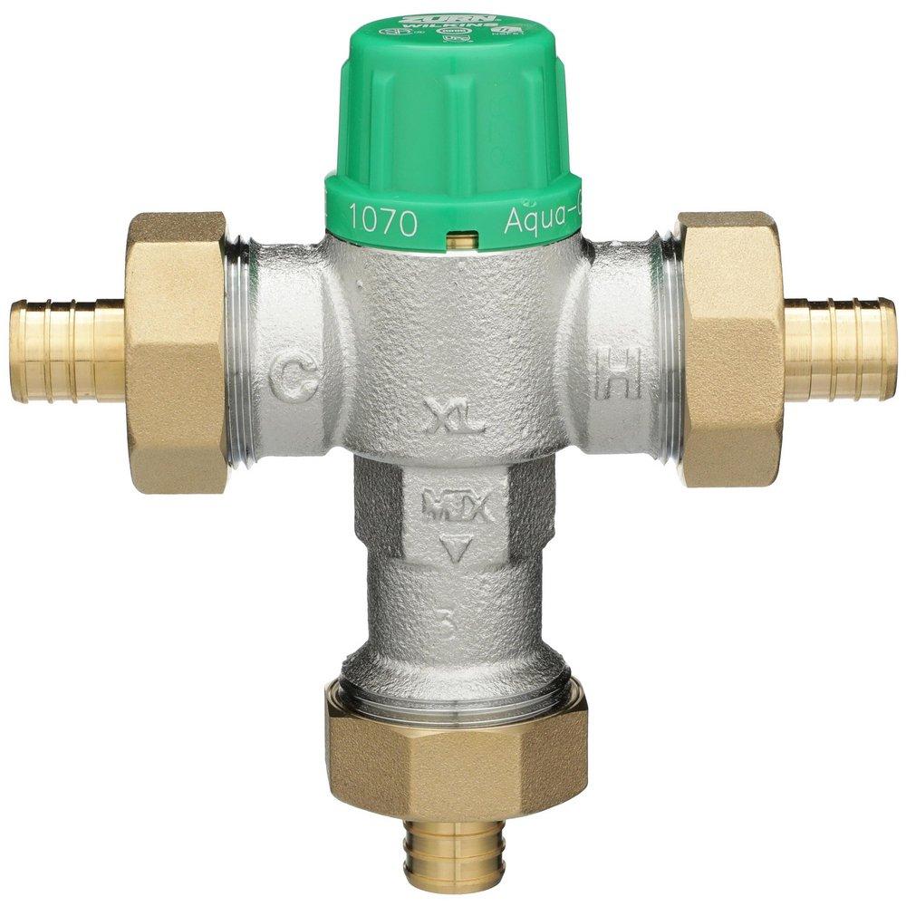 Zurn Wilkins Brushed Nickel Barbed Mixing Valve 