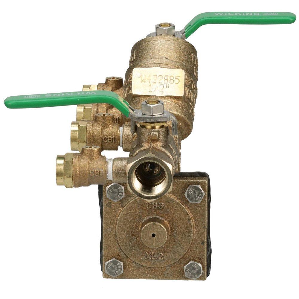 Zurn Wilkins Cast Bronze Cast Bronze FNPT 175 psi Backflow Preventer 
