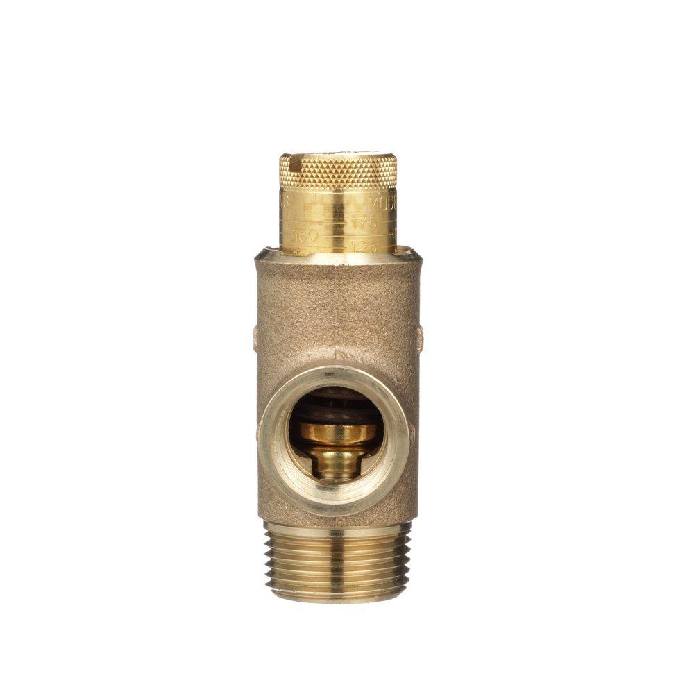 Zurn Wilkins Cast Bronze Brass and Cast Bronze MNPT x FNPT Pressure Relief Valve 